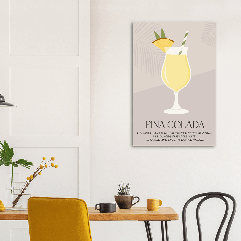 Tropisches Paradies Poster - Printree.ch alkohol, bar, blaue lagune, cocktail, eis, erfrischung, flüssigkeit, frisch, getränk, glas, hintergrund, illustration, isoliert, kalt, kirsche, lebensmittel, limette, limonade, martini, minze, obst, orange, pina colada, saft, sommer, süss, tropisch, wein, zitrone