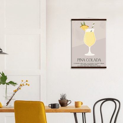 Tropisches Paradies Poster - Printree.ch alkohol, bar, blaue lagune, cocktail, eis, erfrischung, flüssigkeit, frisch, getränk, glas, hintergrund, illustration, isoliert, kalt, kirsche, lebensmittel, limette, limonade, martini, minze, obst, orange, pina colada, saft, sommer, süss, tropisch, wein, zitrone