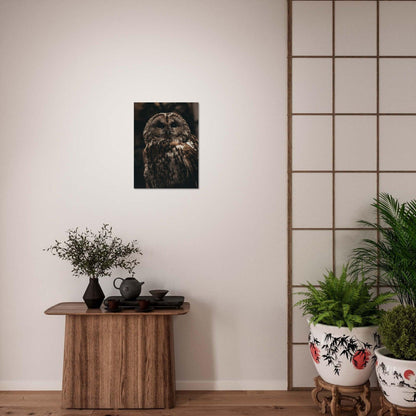 Waldkauz Poster - Printree.ch Foto, Fotografie, Portrait Tier, Tier, Tiere, Unsplash, Wildtiere