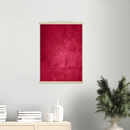 Wand - Viva Magenta Red Trendfarbe für 2023 - Printree.ch 2023, Poster