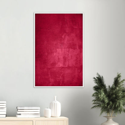 Wand - Viva Magenta Red Trendfarbe für 2023 - Printree.ch 2023, Poster