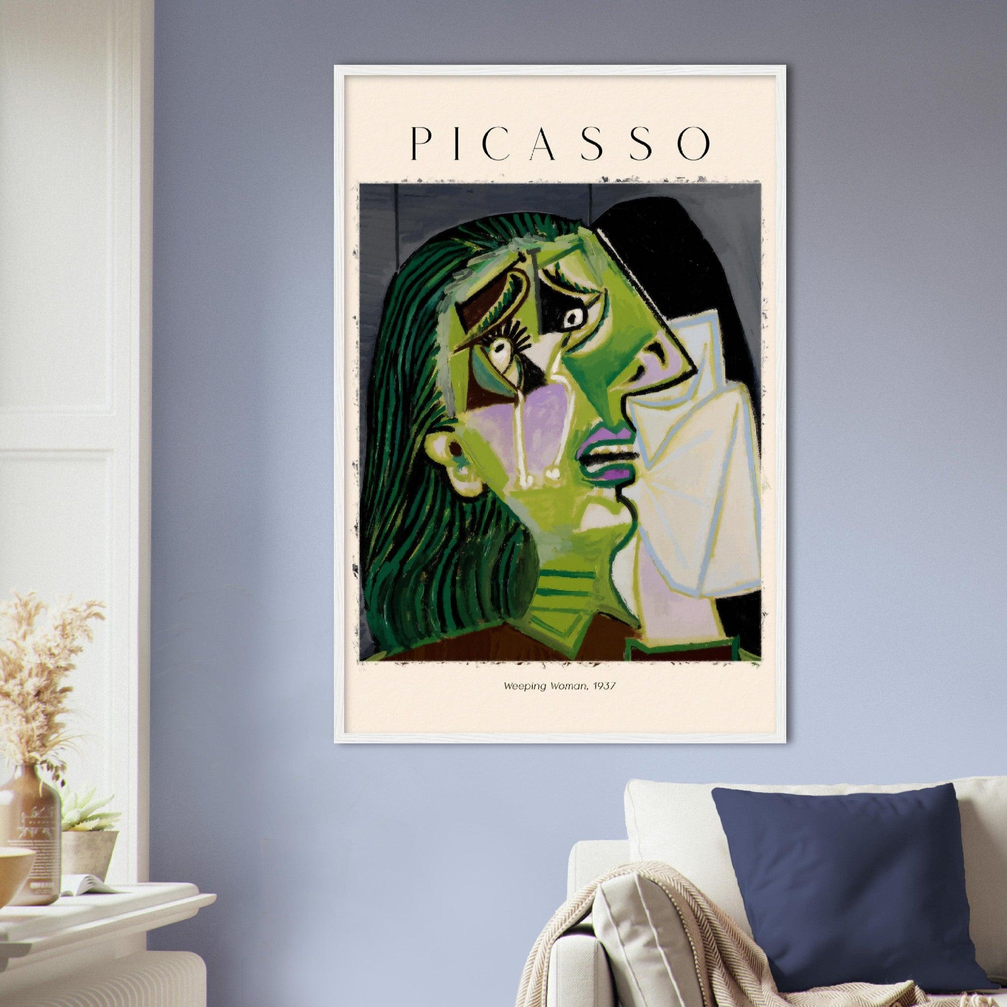 Weeping Woman', Pablo Picasso, - Printree.ch Kunst, Malen, Maler, Malerei, Meisterwerk