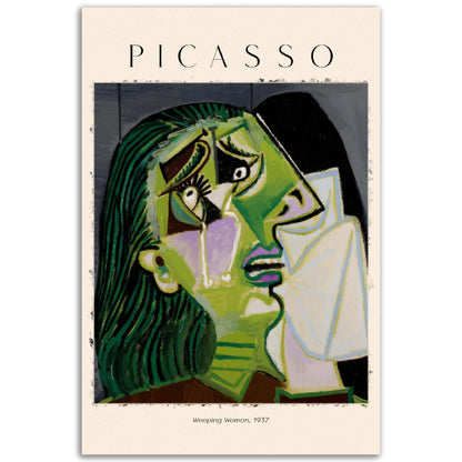 Weeping Woman', Pablo Picasso, - Printree.ch Kunst, Malen, Maler, Malerei, Meisterwerk