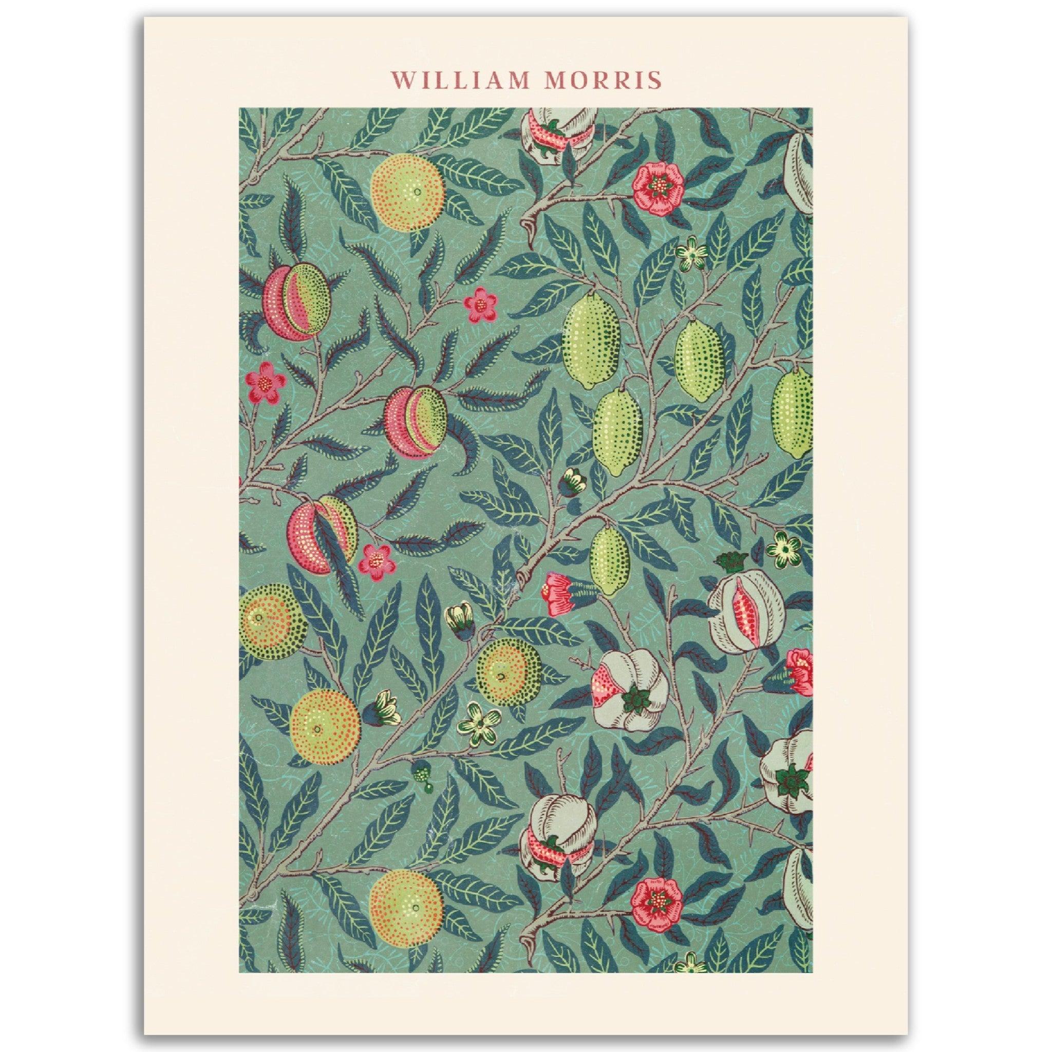 William Morris' Rosenkunstwerk - Printree.ch abstrakt, blatt, blattmuster, blume, blumiger hintergrund, blüte, botanischer hintergrund, britannien, dekor, design, elegant, eleganz, garten, grafik, illustration, klassisch, kunst, laub, muster, natur, ornament, papier, retro, romantisch, sommer, stil, textur, vereinigtes königreich, vintage