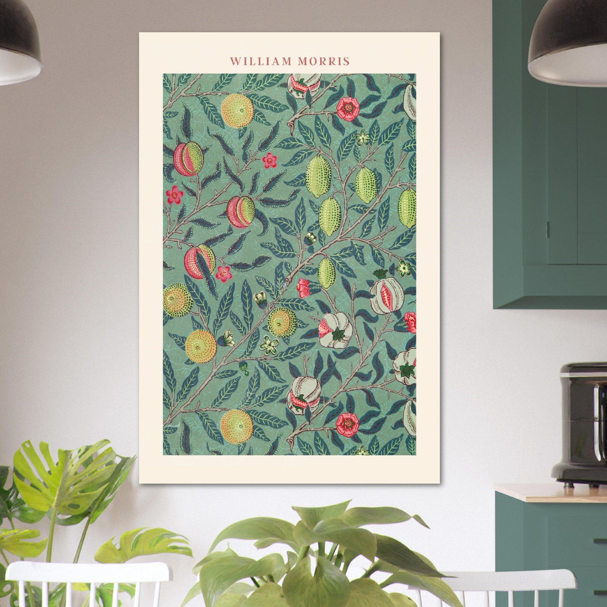 William Morris' Rosenkunstwerk - Printree.ch abstrakt, blatt, blattmuster, blume, blumiger hintergrund, blüte, botanischer hintergrund, britannien, dekor, design, elegant, eleganz, garten, grafik, illustration, klassisch, kunst, laub, muster, natur, ornament, papier, retro, romantisch, sommer, stil, textur, vereinigtes königreich, vintage